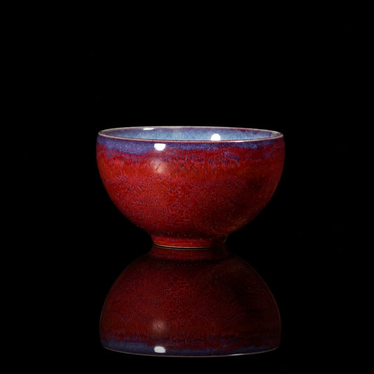 Jun Ware "Rose-Violet" Kiln-Transmutation Teacup 120ML
