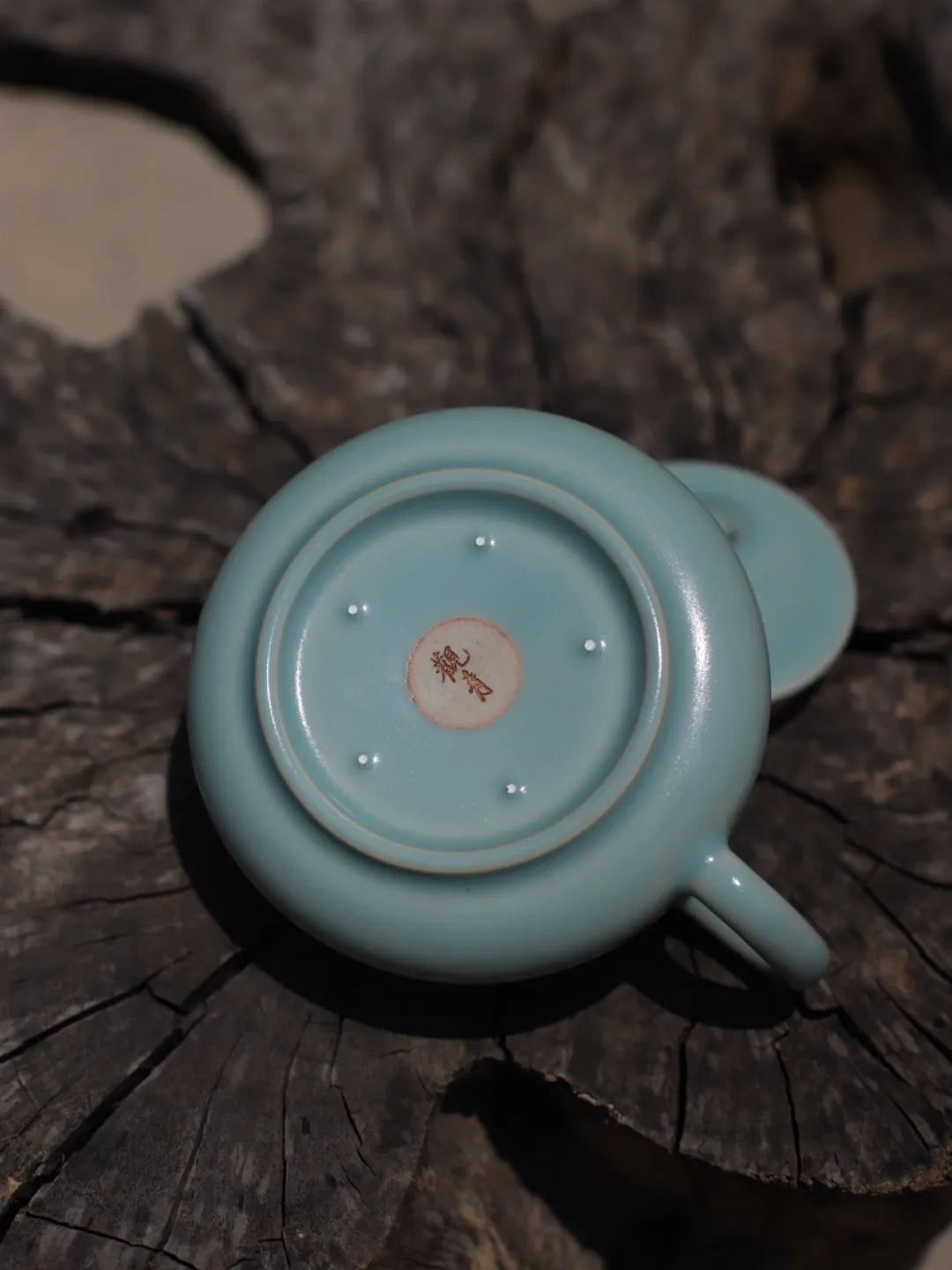 Ru Ware Sky-Blue Handcrafted Shipiao (石瓢) Teapot 200ml