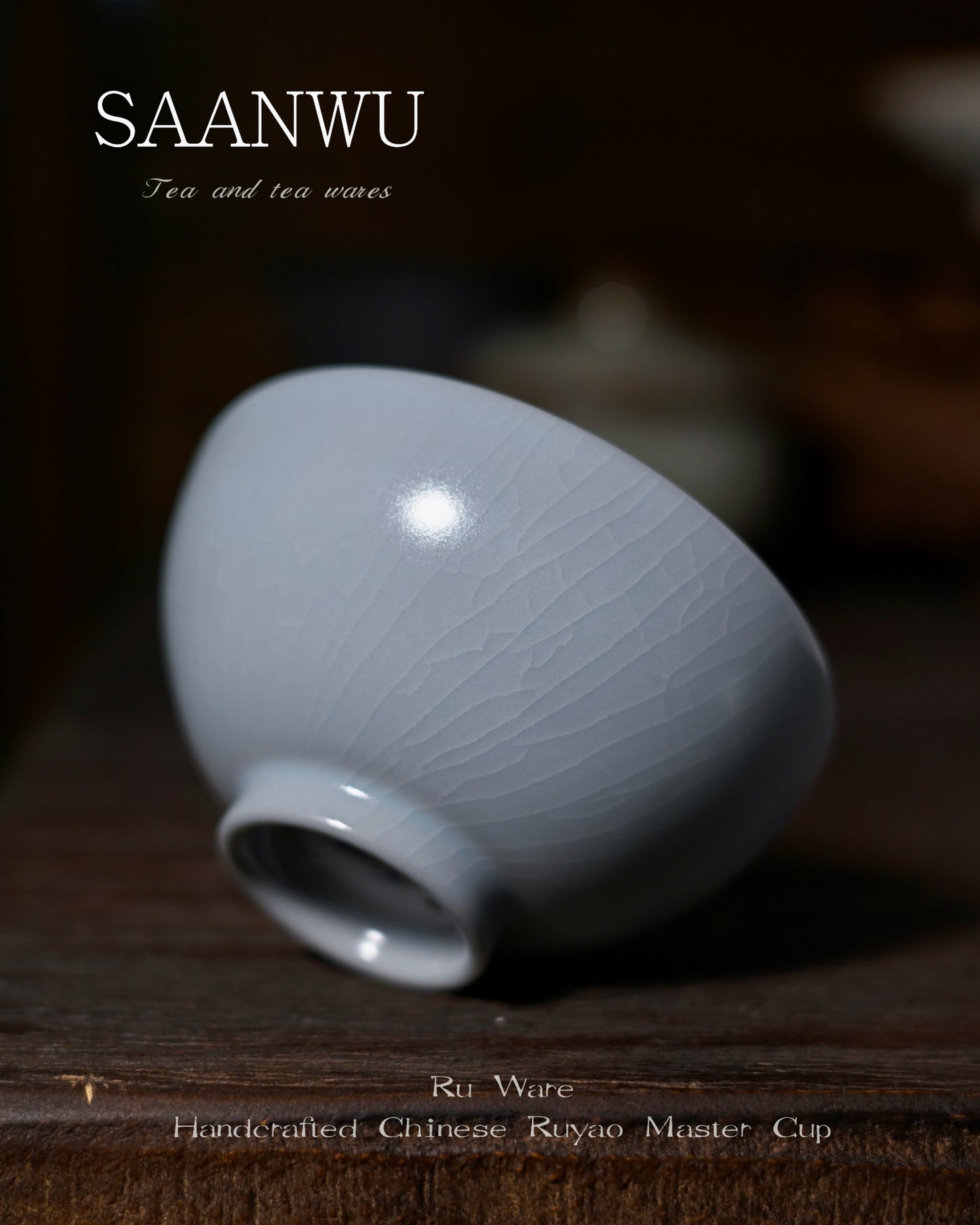 Song dynasty Ru ware style porcelain with jade-like translucent glaze and warm smooth texture