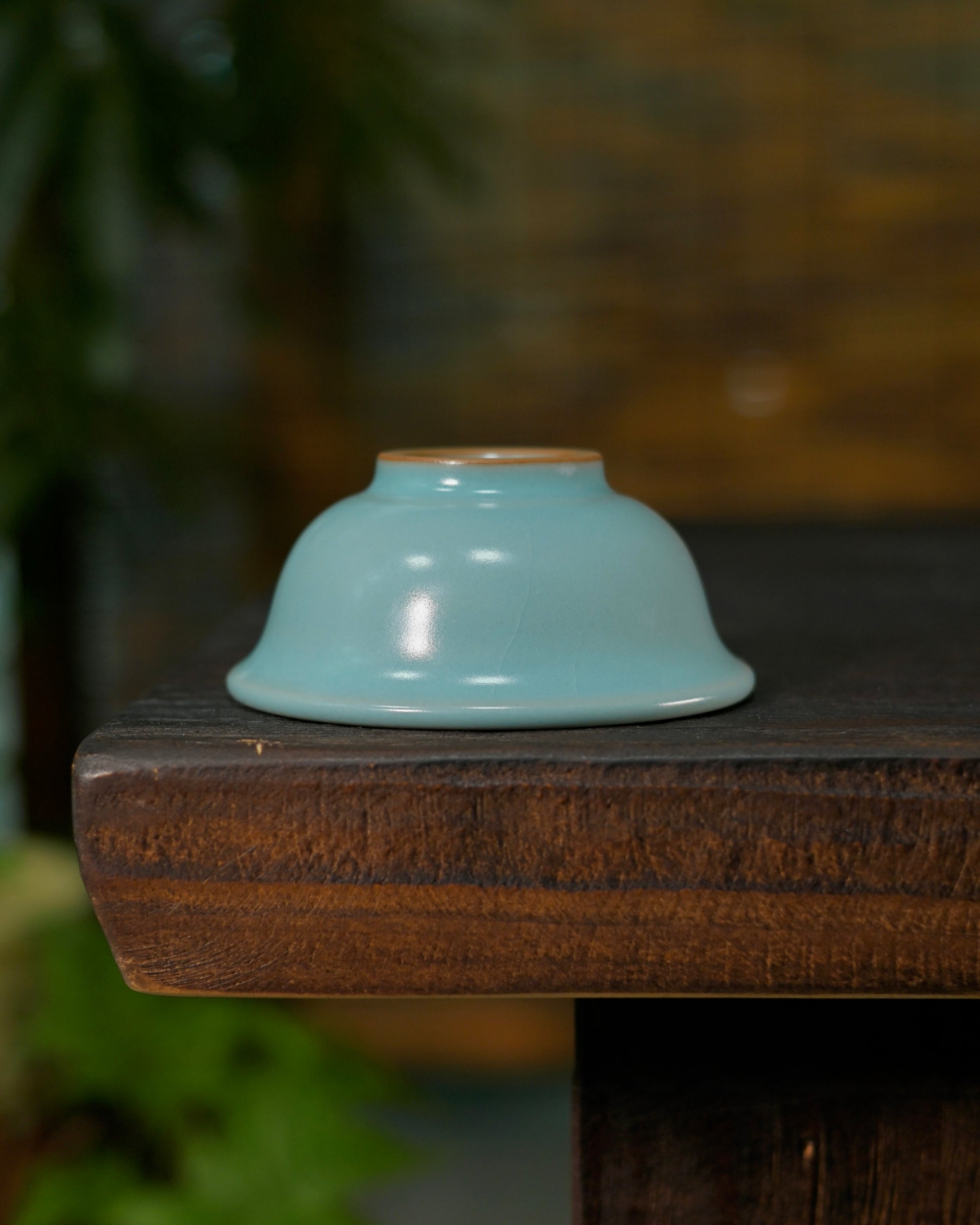 Traditional Ru ware with sky-blue celadon glaze, showcasing the supreme expression of monochrome ceramics