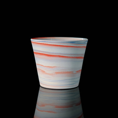 Einzigartiges handgefertigtes Alpen strata Becher 250ml