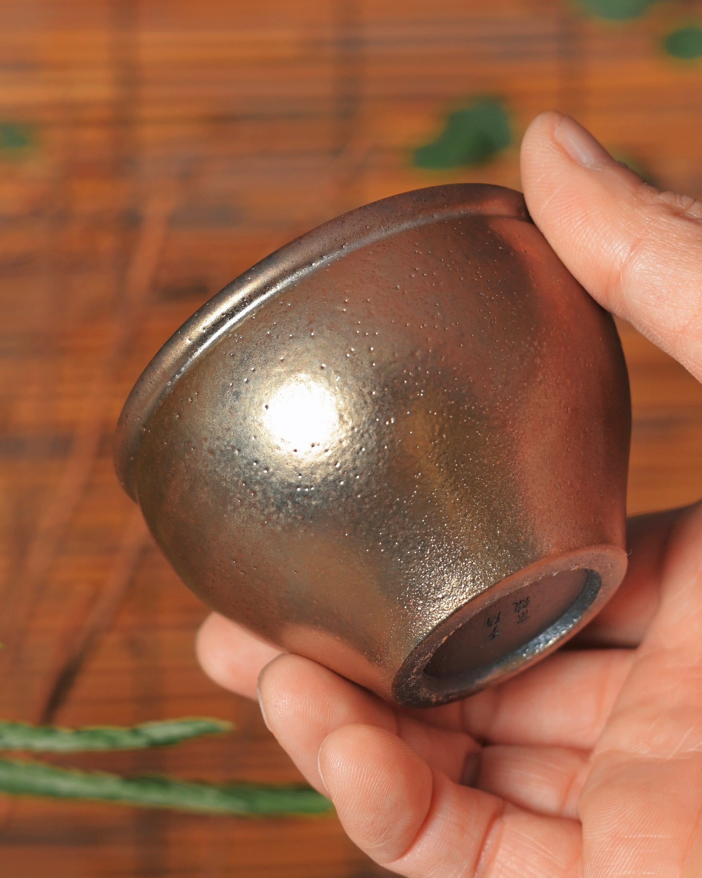 Classic "Vat" form ceramic design with stable base and generous capacity