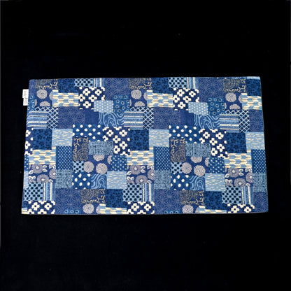 Baumwolle und Leinen bedruckt saugfähig Retro-Tischdecke Teemat Blau und Weiß