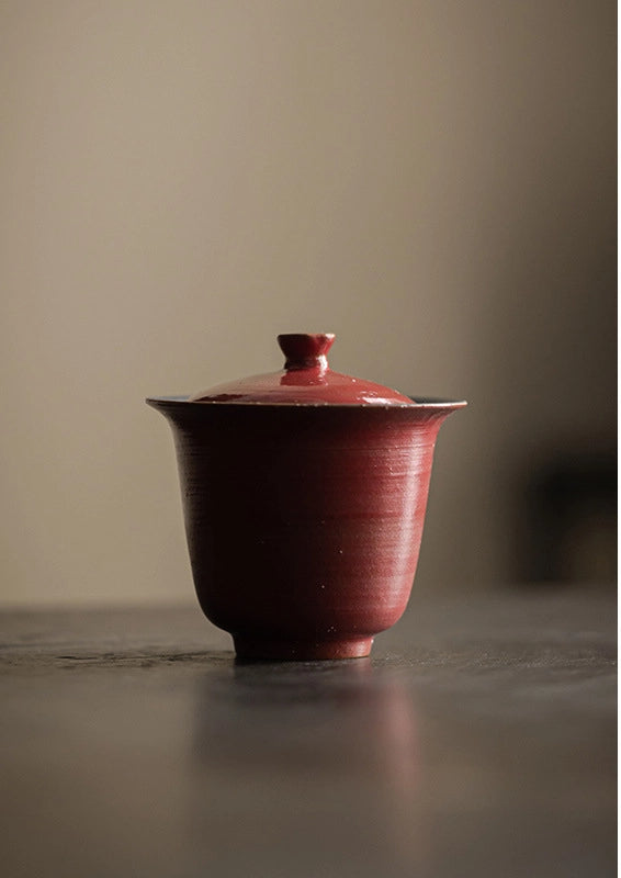 Kohiki Handmade Coarse Clay Gaiwan – Japanese Wabi-Sabi Inspired