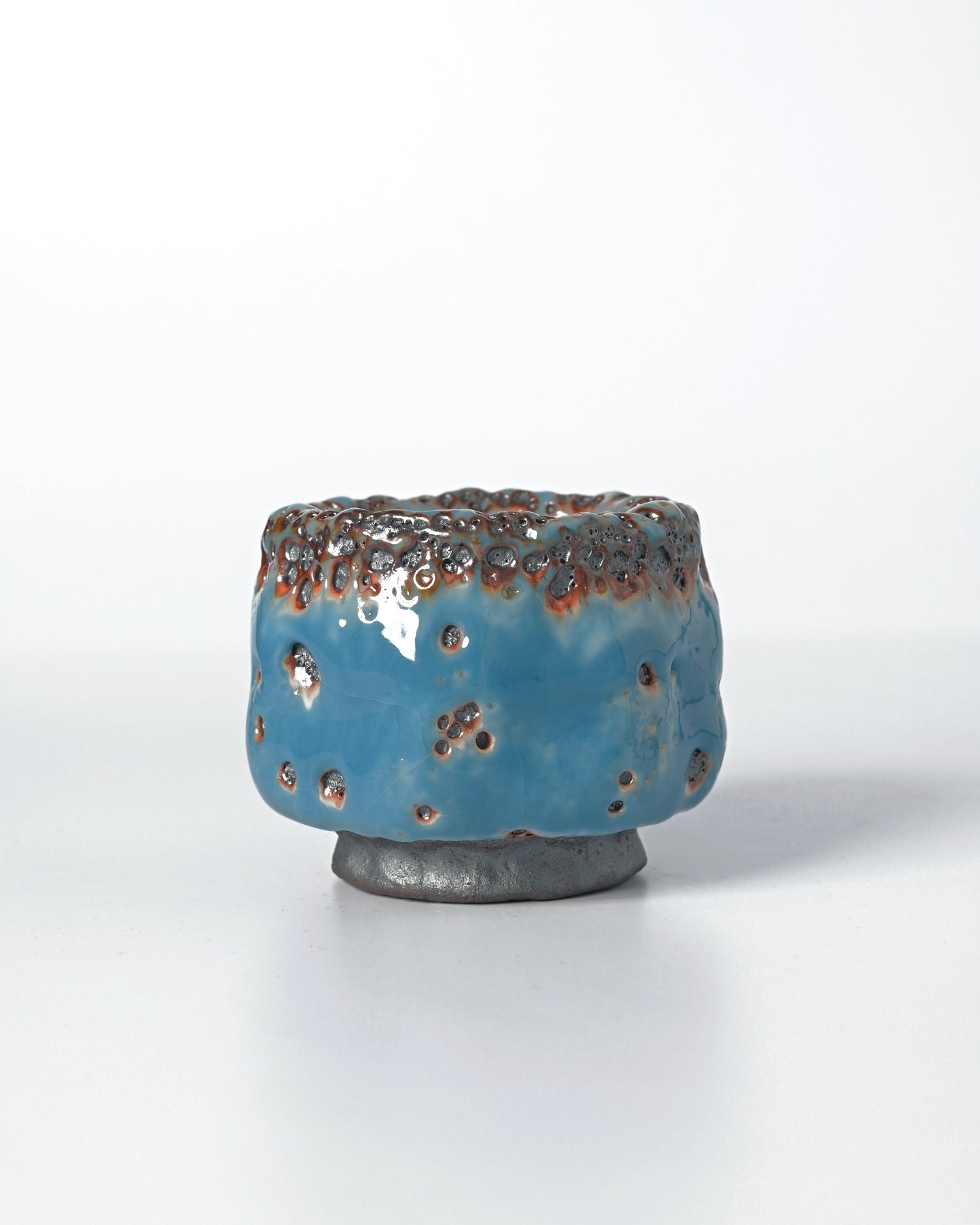 Wabi-sabi tea vessel embracing imperfections and celebrating material authenticity