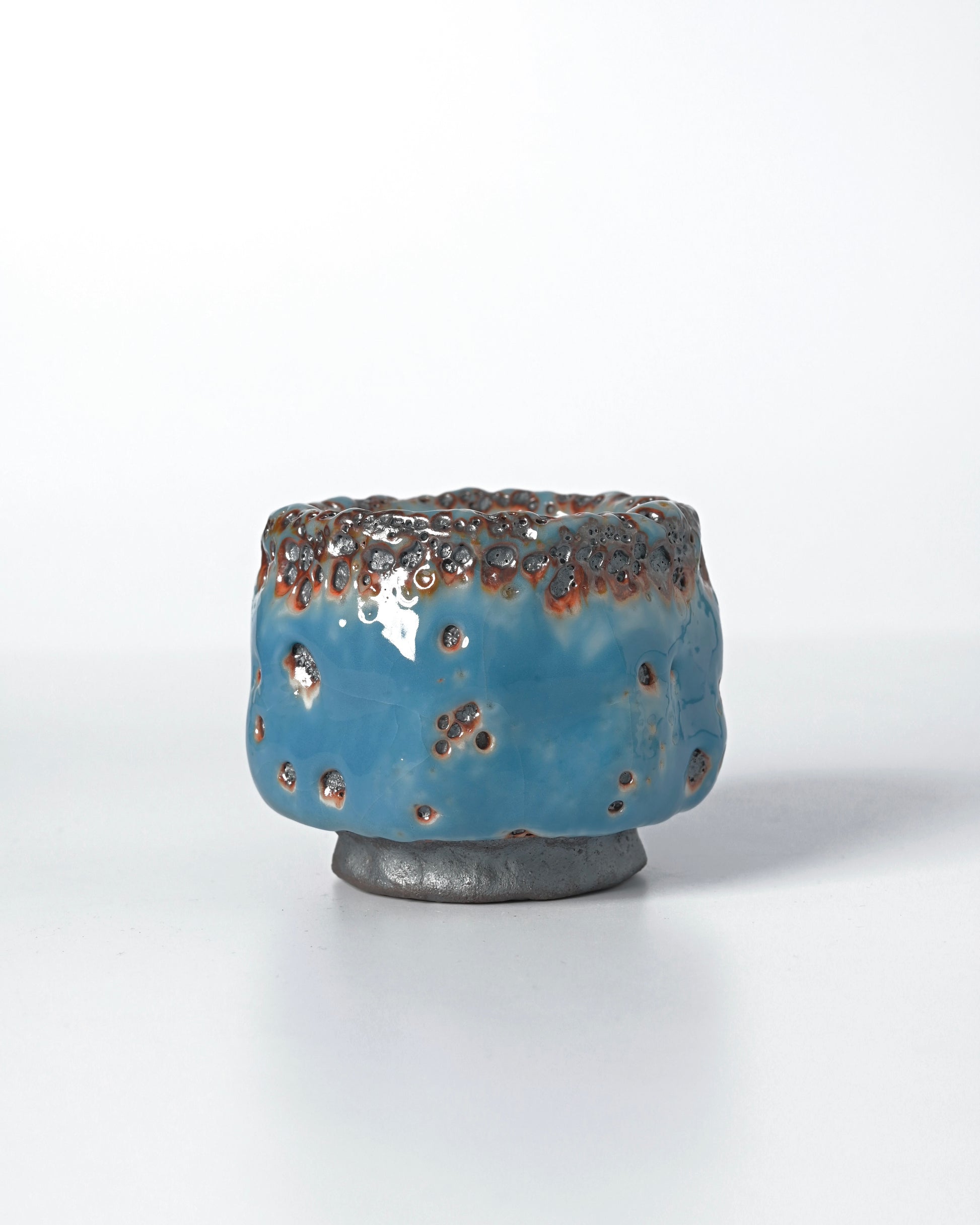 Wabi-sabi tea vessel embracing imperfections and celebrating material authenticity