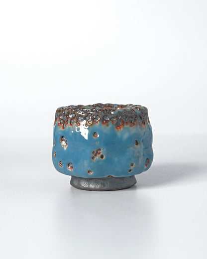 Wabi-sabi tea vessel embracing imperfections and celebrating material authenticity