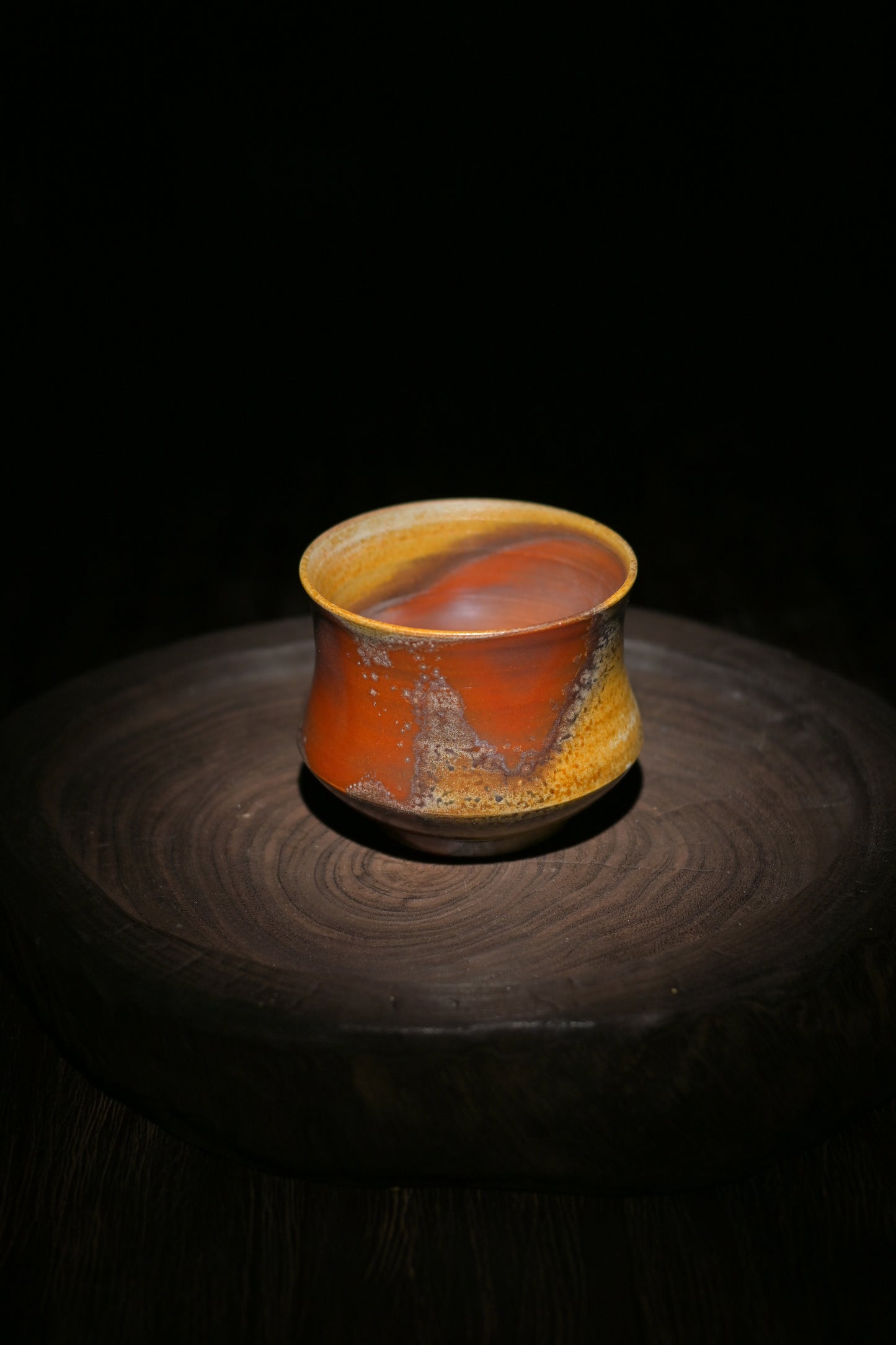 Handmade Wood-Fired Large Capacity Coffee Mug with Ash Natrual Glaze Coffee Cup / Mug