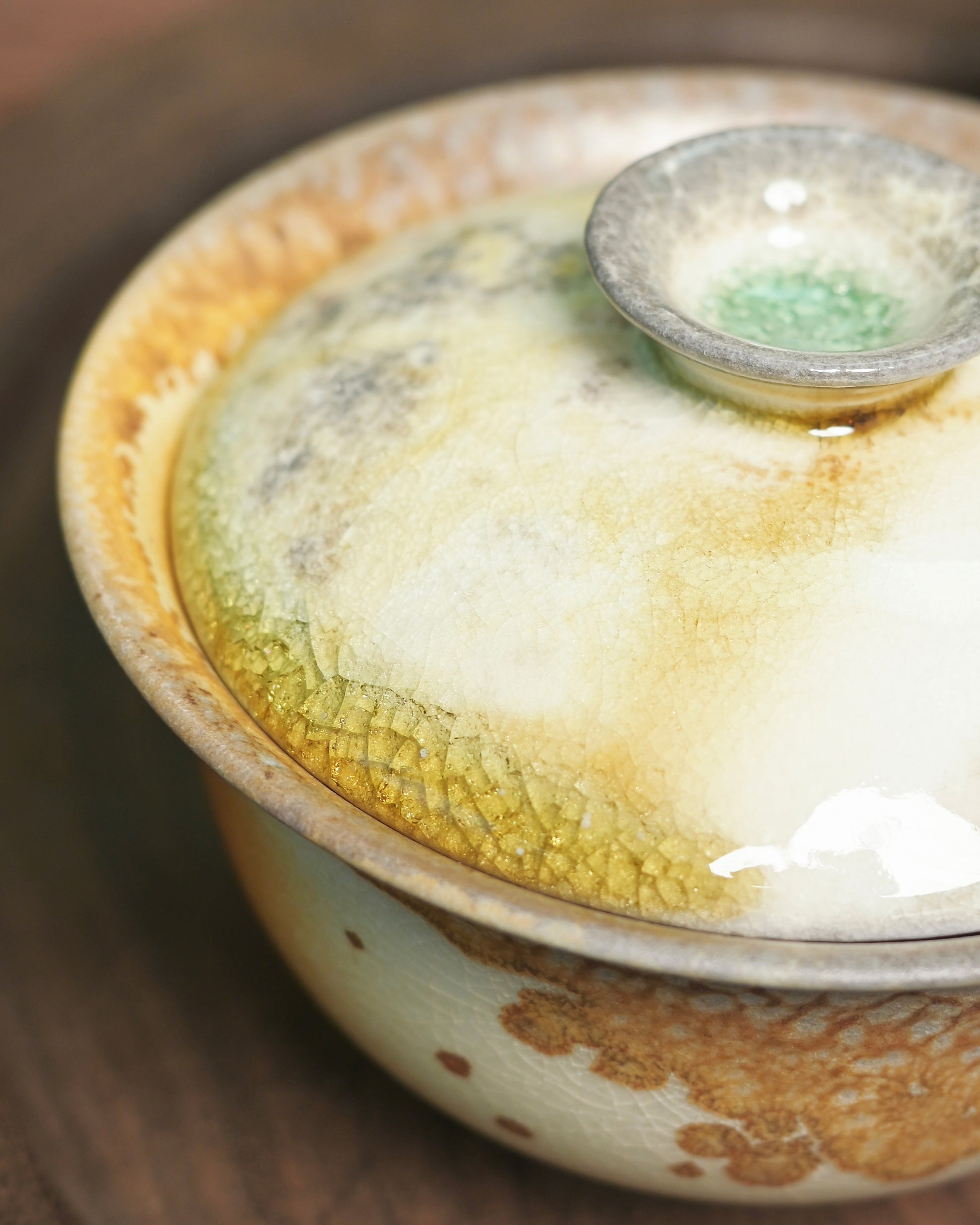 Traditional Zisha-style tea utensils blending functional design with natural kiln effects