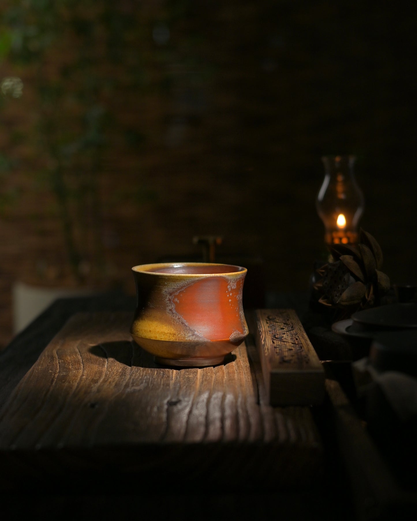 Handmade Wood-Fired Large Capacity Coffee Mug with Ash Natrual Glaze Coffee Cup / Mug