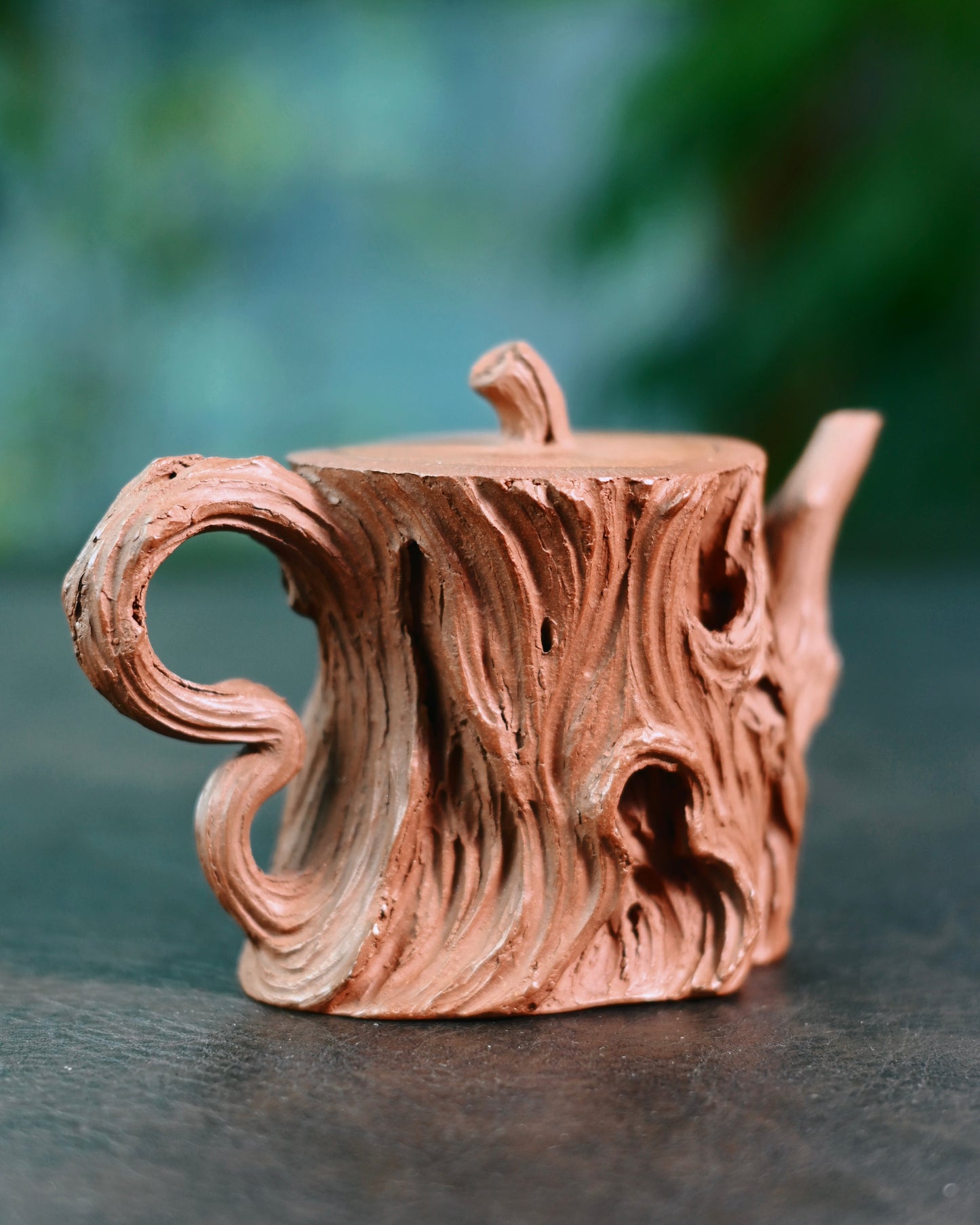 Masterful wood grain carving technique showcasing artisan's attention to natural detail