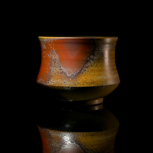 Handmade Wood-Fired Large Capacity Coffee Mug with Ash Natrual Glaze Coffee Cup / Mug