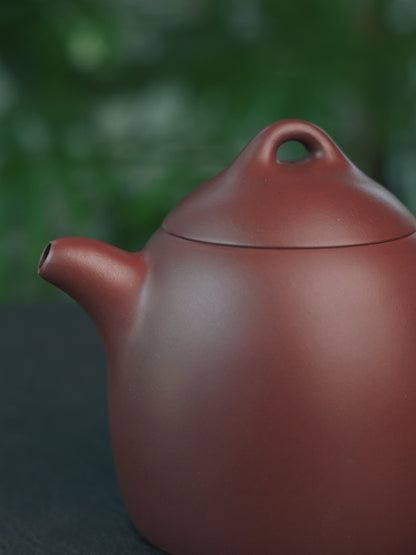 Saanwu Studio handmade Yixing teapot Qinquan shape, Zhuni caly