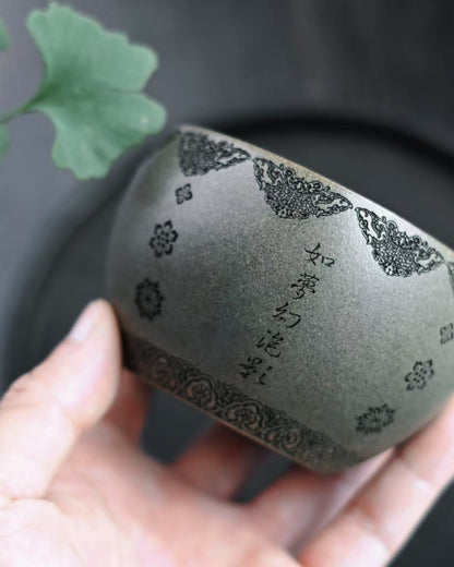 Zen style ceramic cup