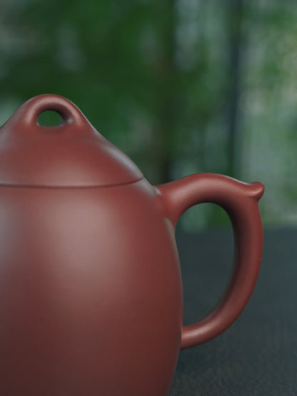 Saanwu Studio handmade Yixing teapot Qinquan shape, Zhuni caly